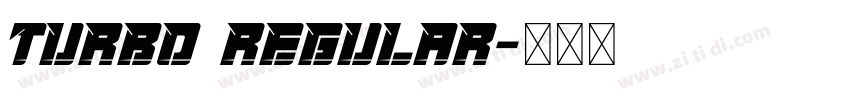 Turbo Regular字体转换